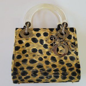 Lady DIOR Mini Leopard Cloth - Vintage & rare